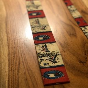 Vintage Ducks Waterfowl Outdoors Tie, Hand Printed